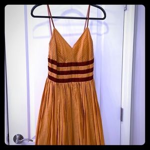 Tracy Reese silk and velvet vintage inspired dress